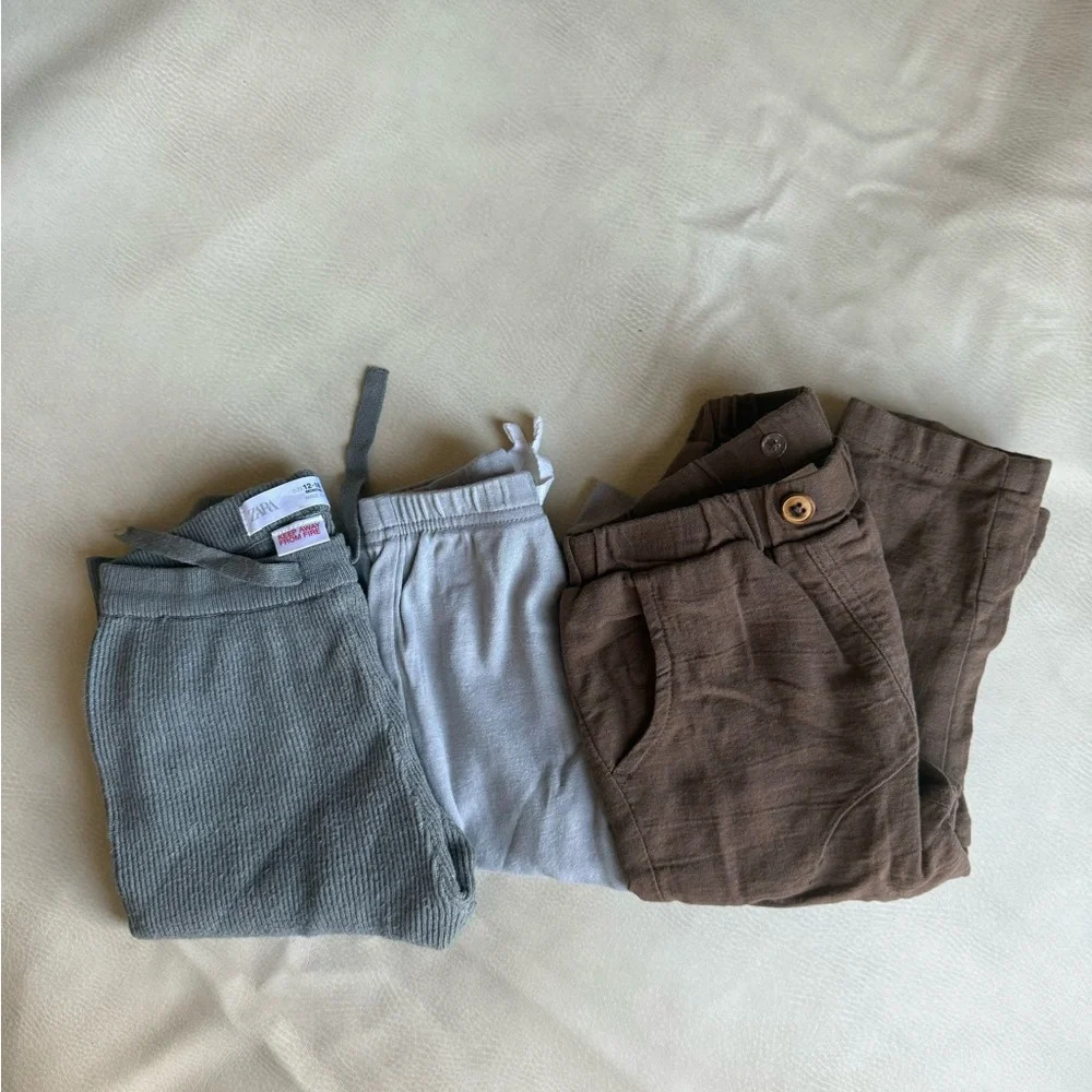 Bundle of boy pants from Zara and modern moments
